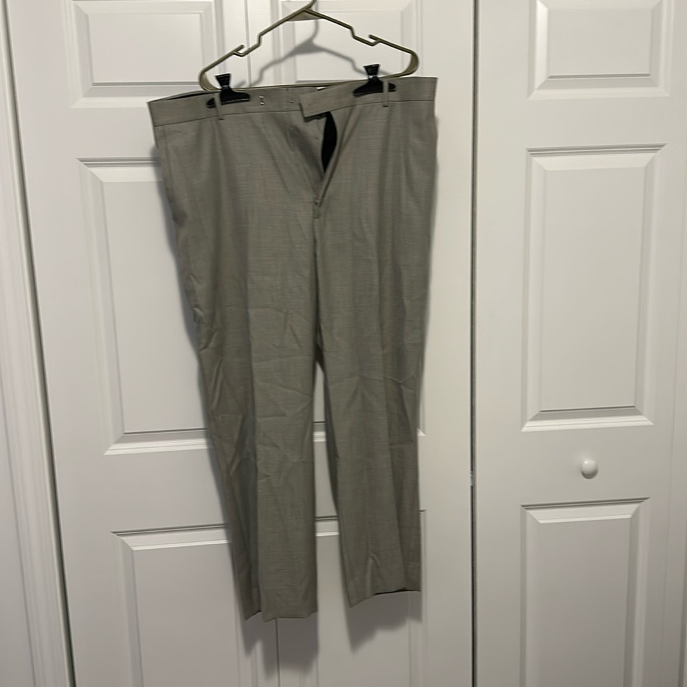 Perry Ellis Portfolio 42x30 Silver Dress Pants